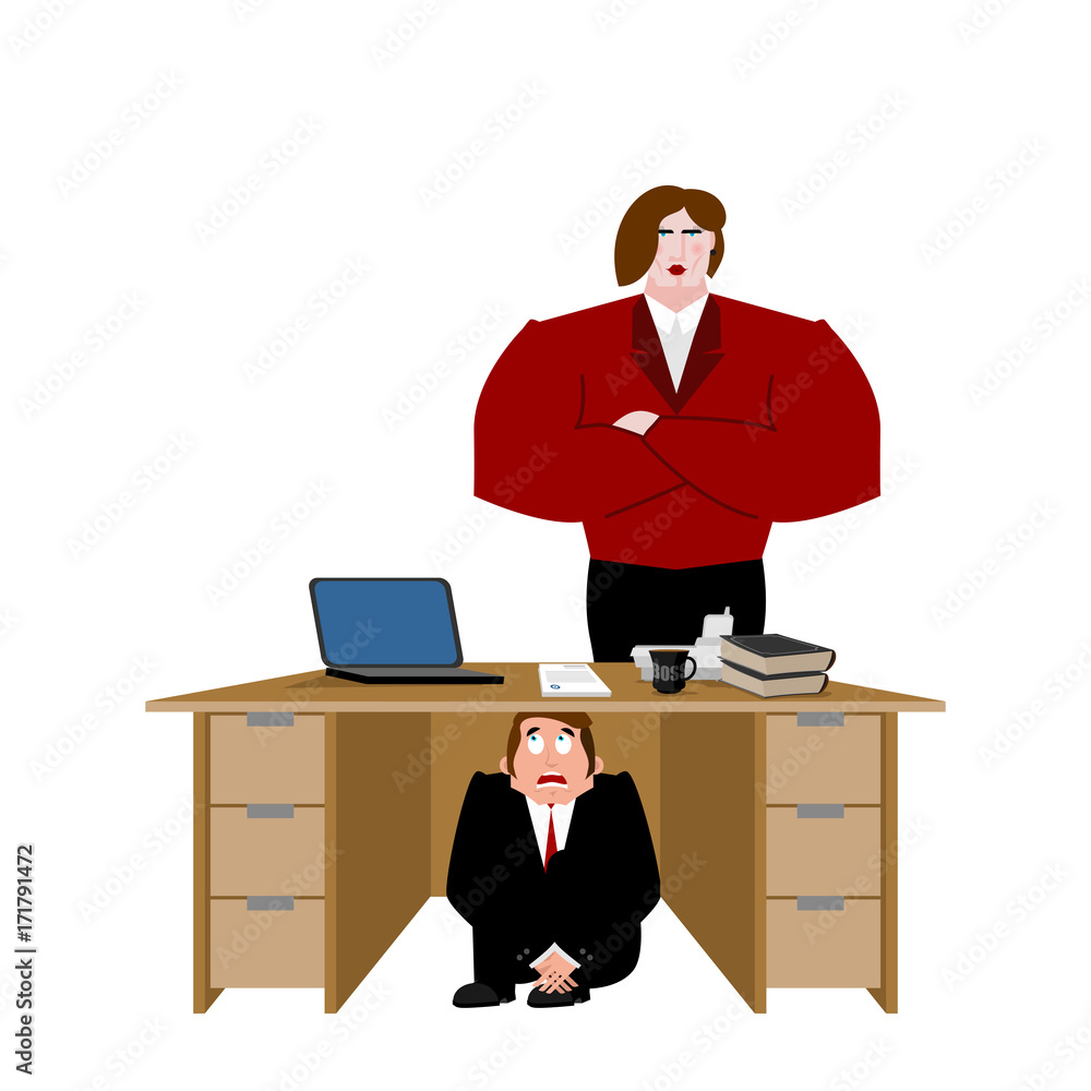 bosses wife under table