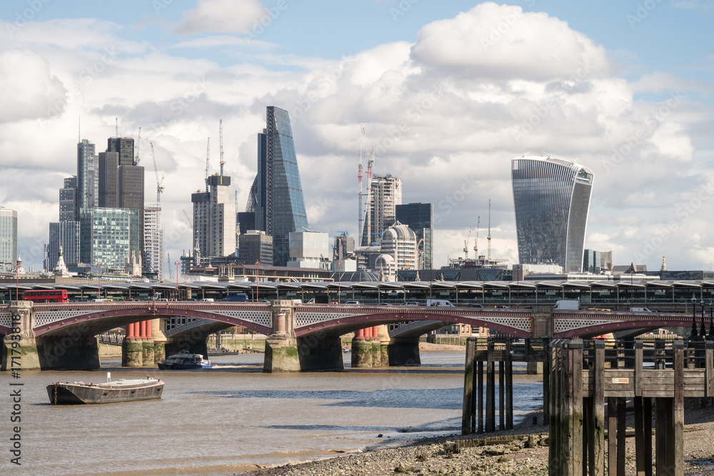 City of London skyline from near Southwark Bridge City of London skyline from near Southwark Bridge