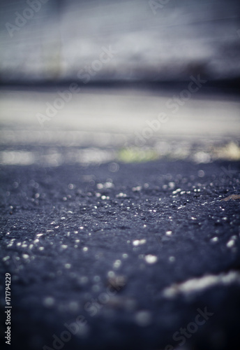 blurred macro street background