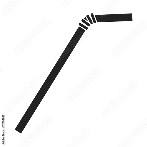 straw plastic isolated icon photo