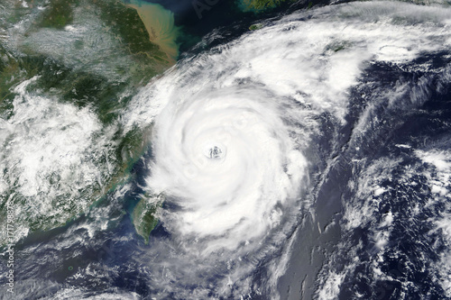 Typhoon Talim is heading towards China and Taiwan - Elements of this image furnished by NASA  photo