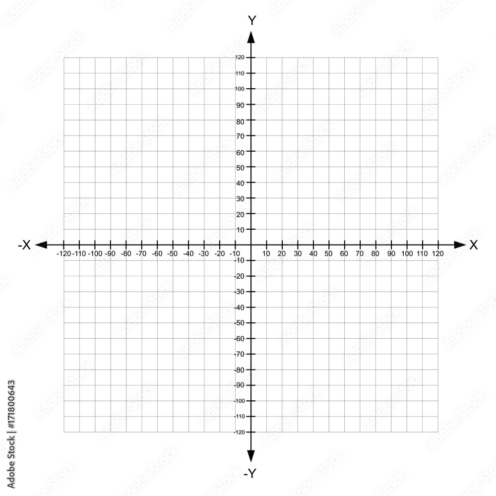 vecteur-stock-blank-x-and-y-axis-cartesian-coordinate-plane-with