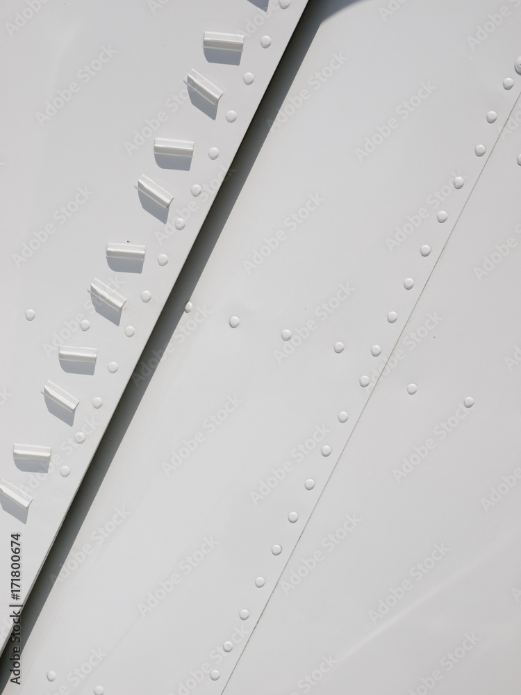 Fototapeta premium Fighter jet rivets
