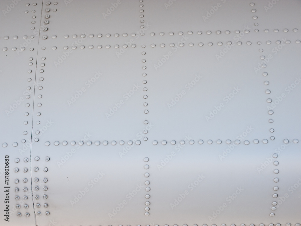Fototapeta premium Fighter jet rivets