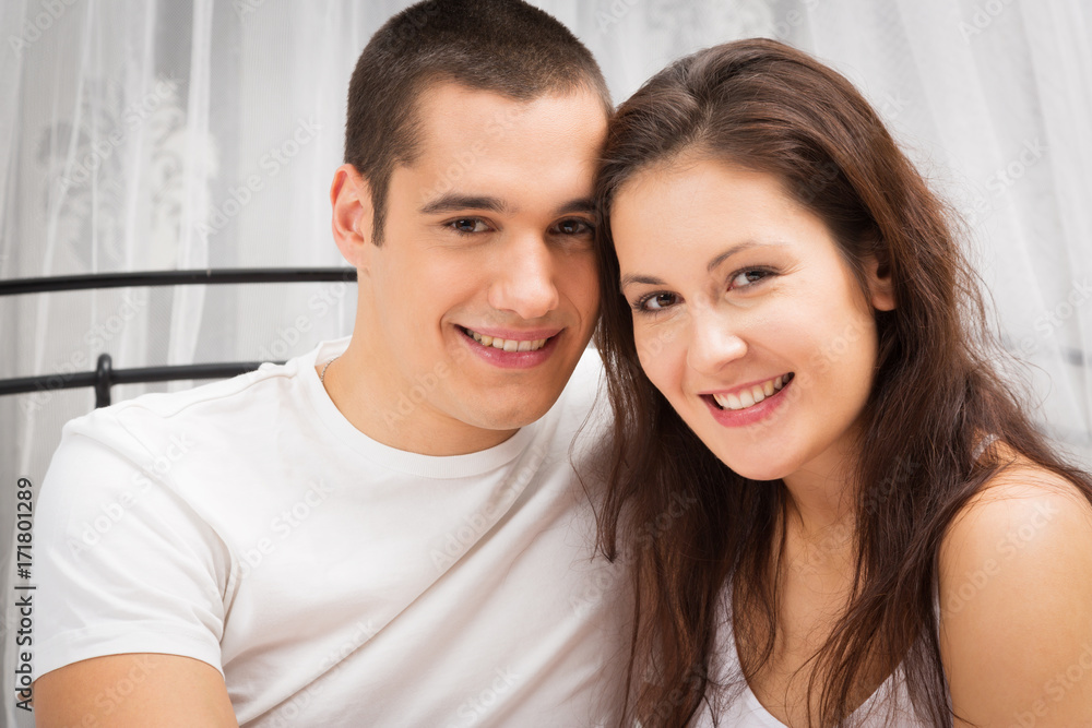Couple Lying In Bed Couple Lying In Bed