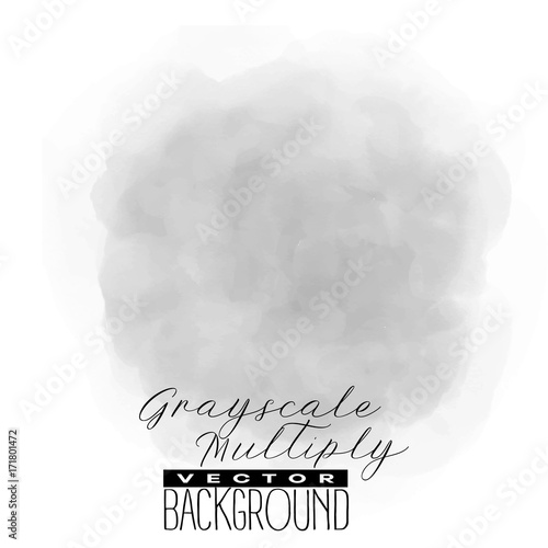 Abstract multiply inkblot or watercolor background. Monochrome g