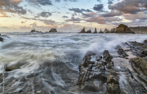 Wallpaper Mural Playa de Gueirúa,Asturias Torontodigital.ca