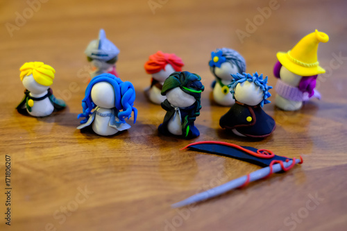 polymer clay figurines