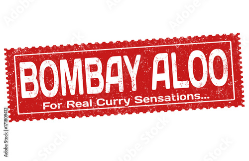 Bombay aloo sign or stamp