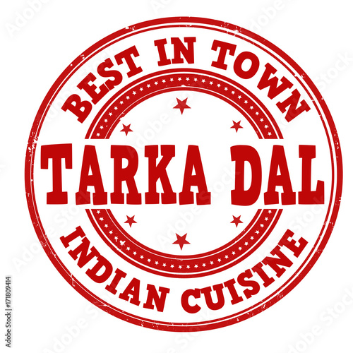 Tarka Dal sign or stamp