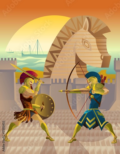 trojan war and troy horse
