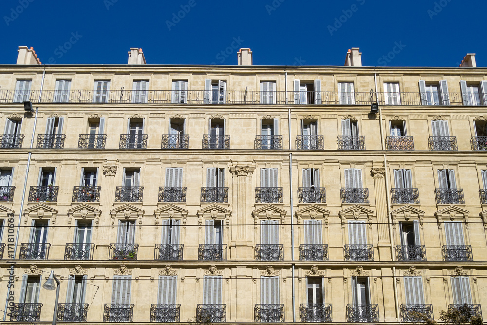Haussmann Apartment Building Marseille