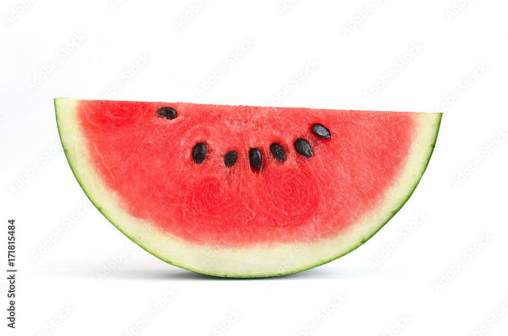 watermelon slice isolate on white background watermelon slice isolate on white background