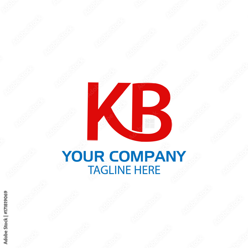 Creative Letter K and B Logo design