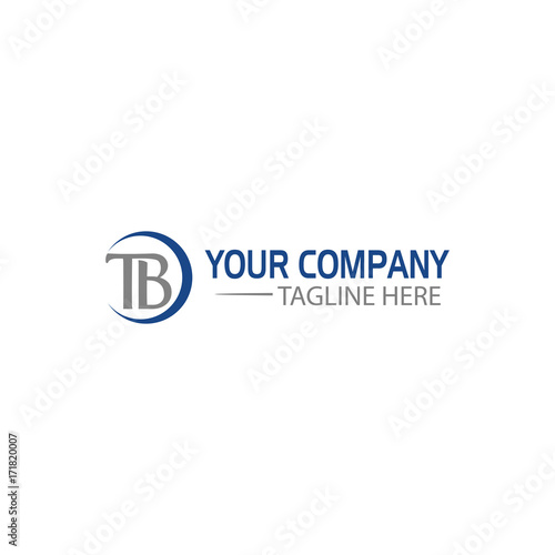 Creative Letter T and B Logo design