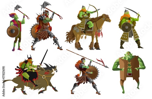 orcs warriors collection