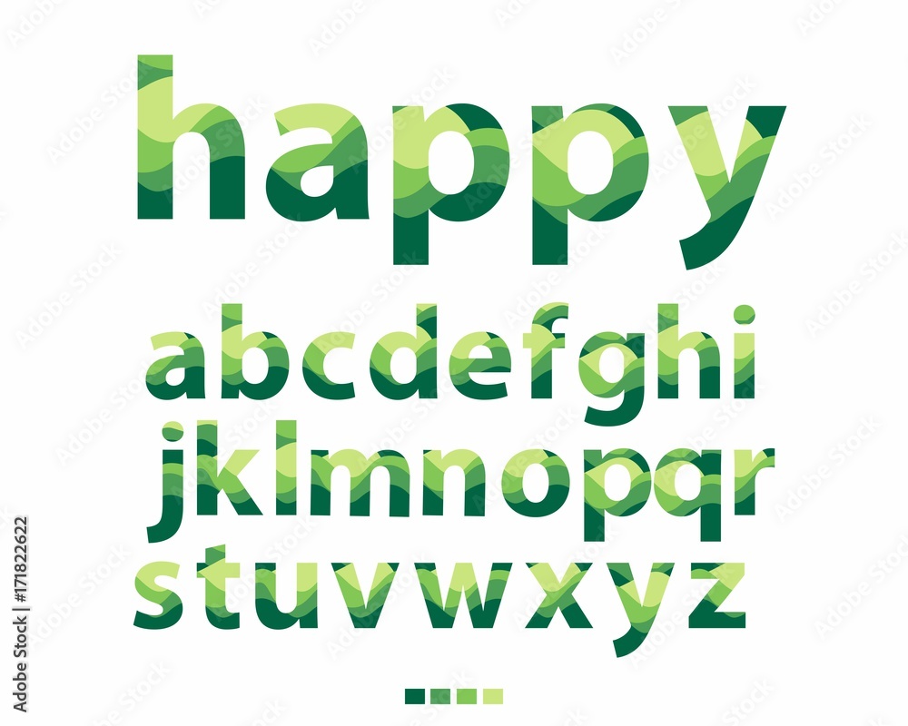 Fototapeta premium Font Blue-az_ok