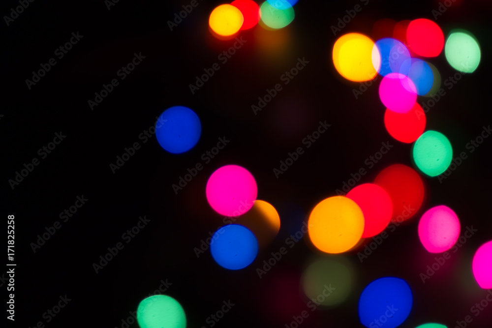 multi colored blurred lights