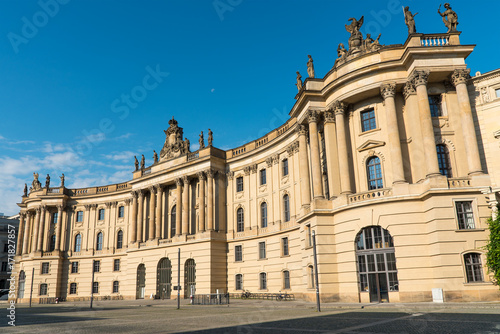 Old historic building seen at the Unter den Linden boulevard in Berlin, Germany