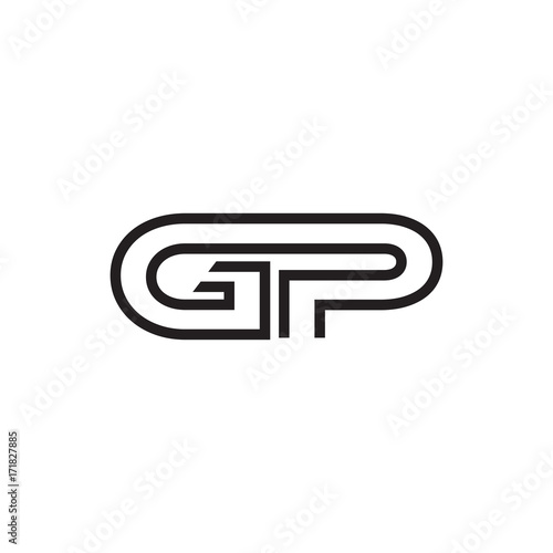 initial letter logo line unique modern DA to DZ