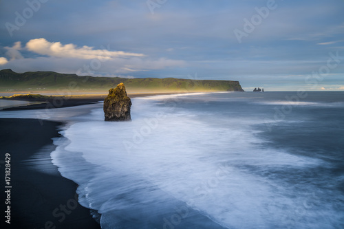 Vikurfjara Beach, Dyrholaey Peninsula, Iceland photo