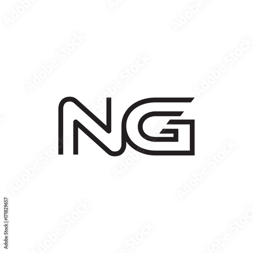 Free Download initial letter logo line unique modern NA to NZ - GFXLoad