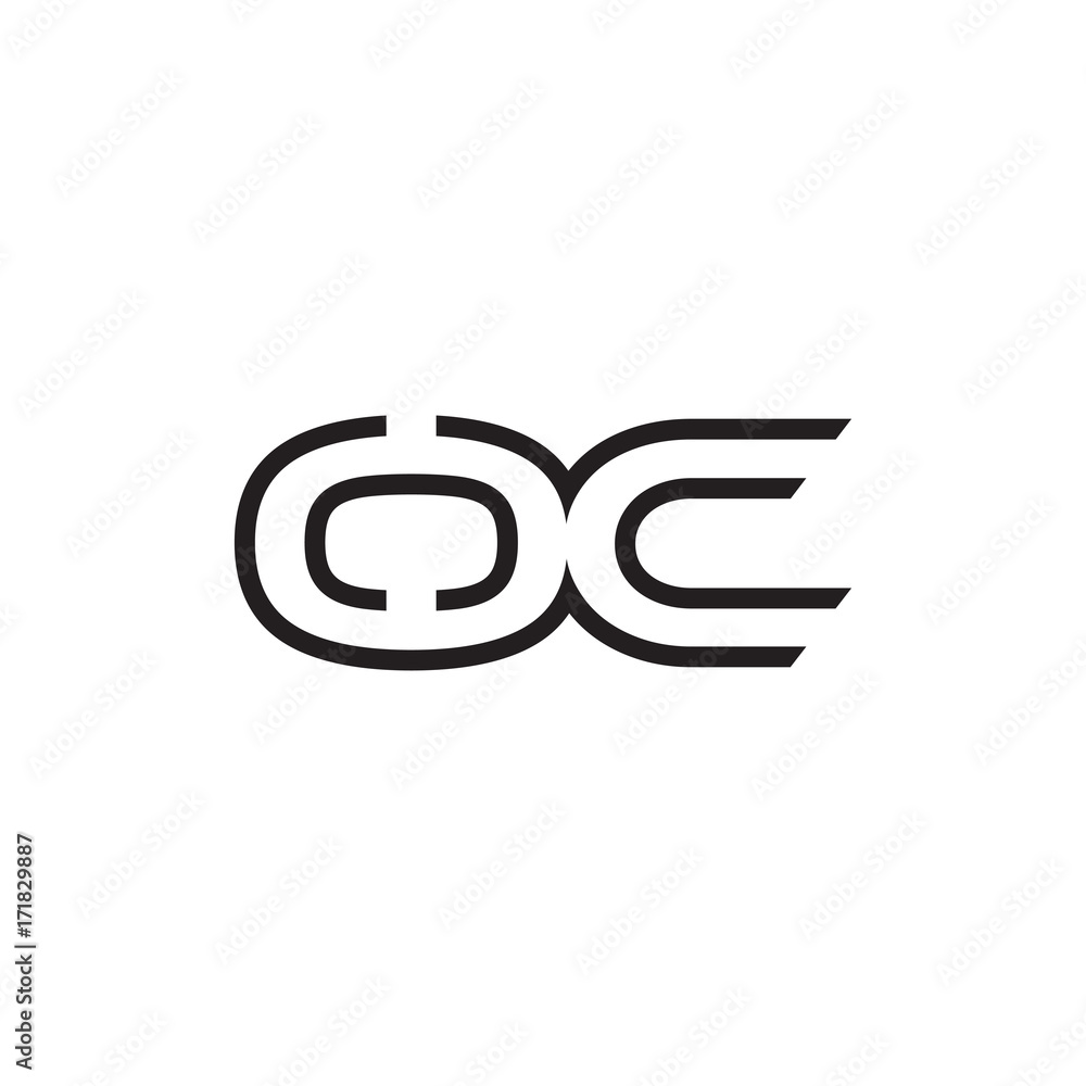 initial letter logo line unique modern OA to OZ initial letter logo line unique modern OA to OZ
