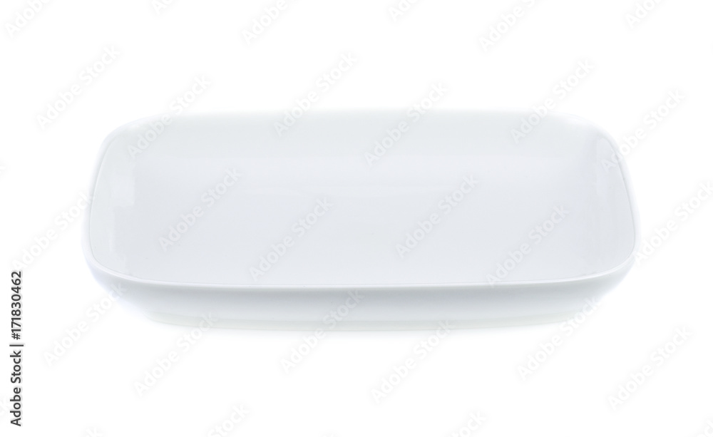 Sushi plate on white background Sushi plate on white background