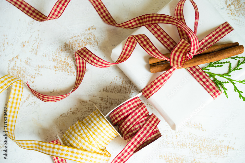 Fototapeta premium Christmas festive frame