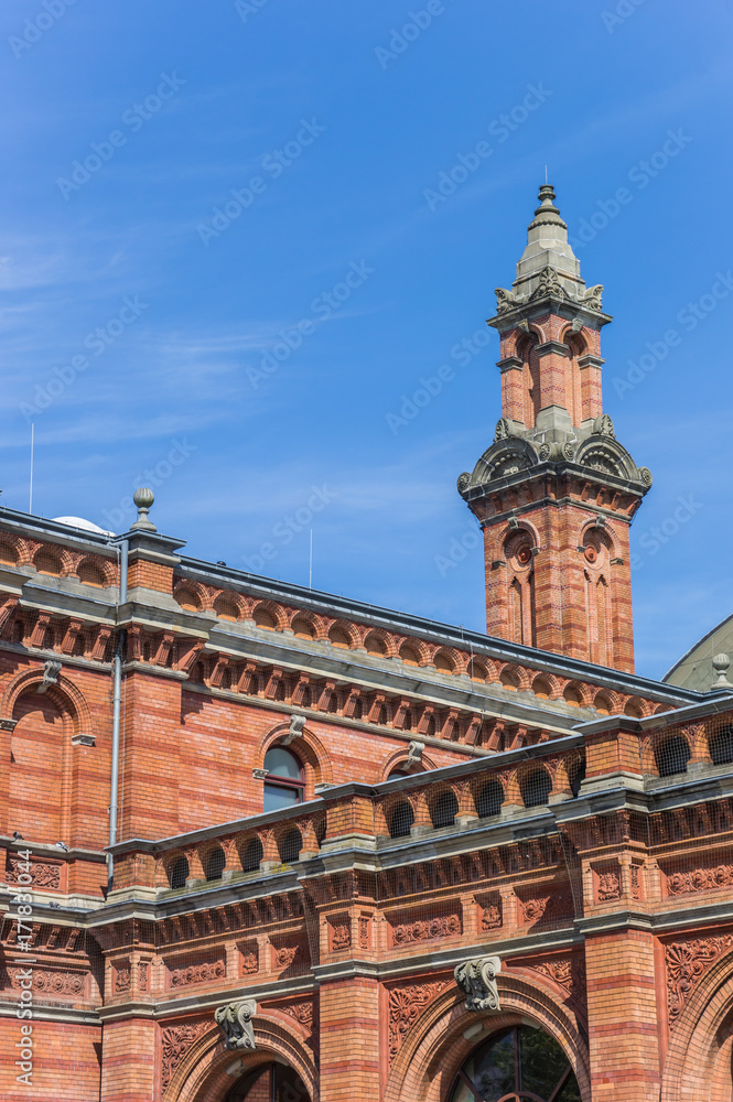 Obraz premium Tower of the main railway station of Bremen