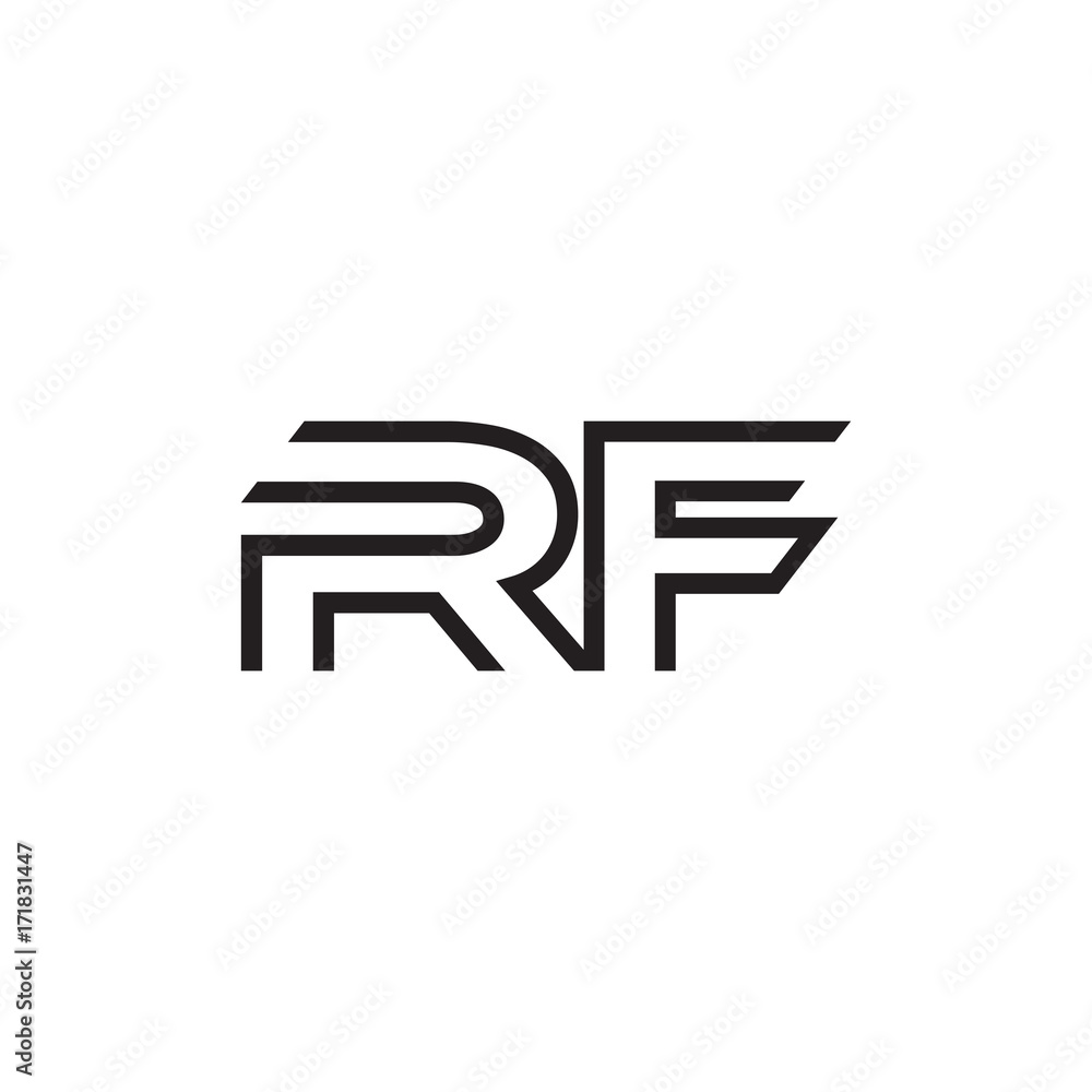 initial letter logo line unique modern RA to RZ initial letter logo line unique modern RA to RZ