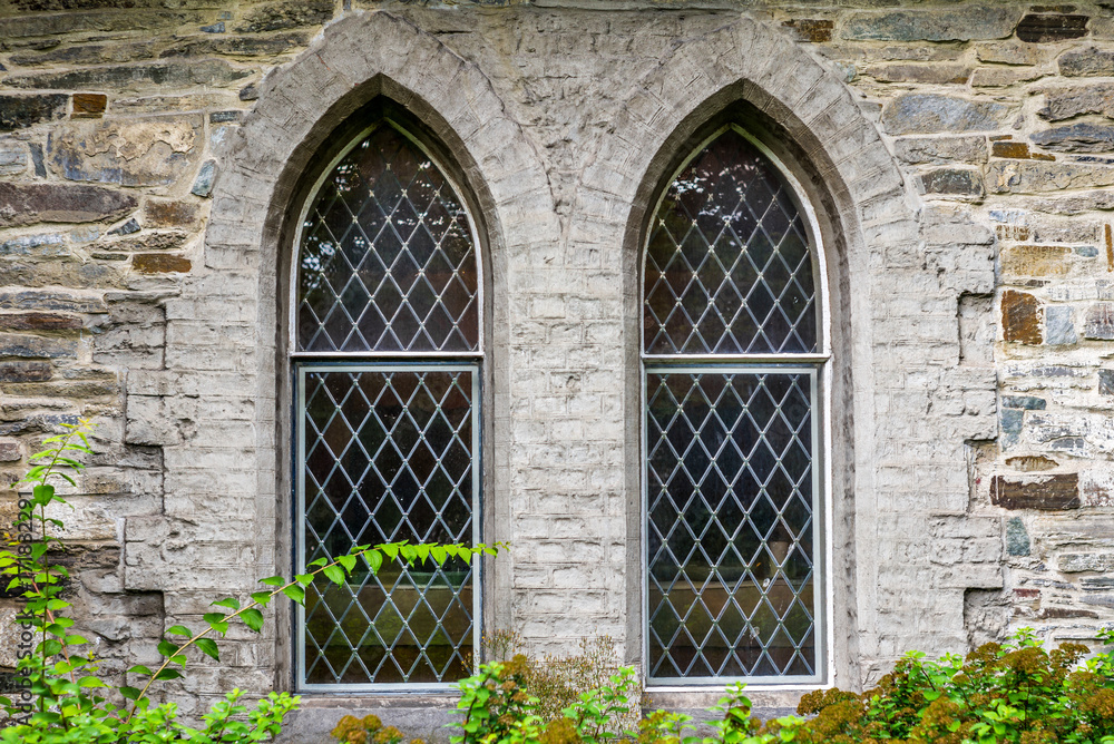 Detail of the church of Voss in Norway - 3