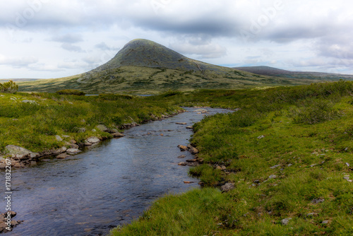 River flowing in the Rondane National park in Norway - 2