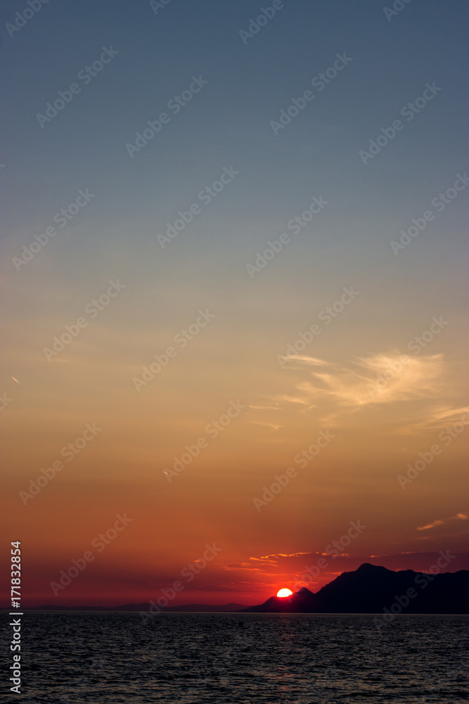 Magnificent view of Kotor Bay Montenegro Magnificent view of Kotor Bay Montenegro