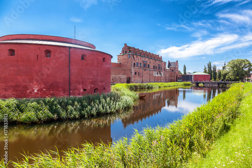 Картината върху платно Malmo Castle or Malmohus slott in Malmo, Southern Sweden, Scandinavia