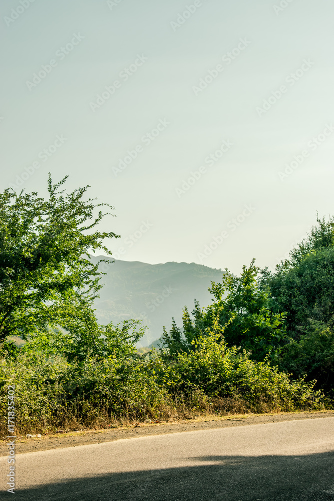 Beautiful Summer Mountain Road Beautiful Summer Mountain Road