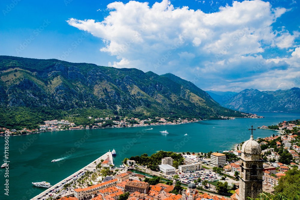Magnificent view of Kotor Montenegro