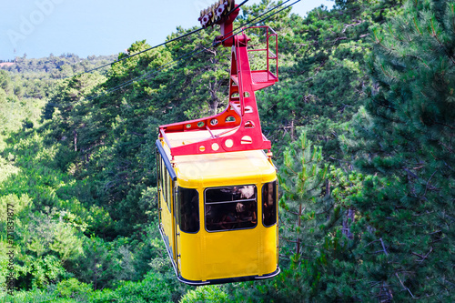 Cable Car way to mountains
