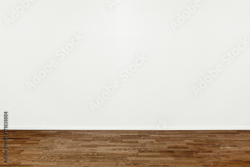 Holzboden und zimmerwand