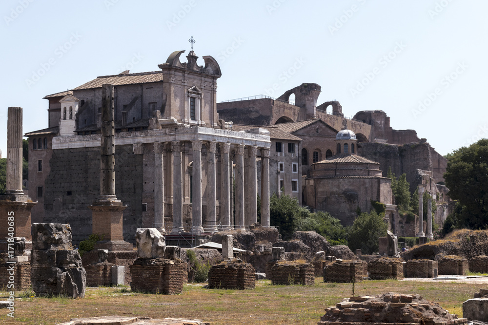 View of Roman Forum, Rome