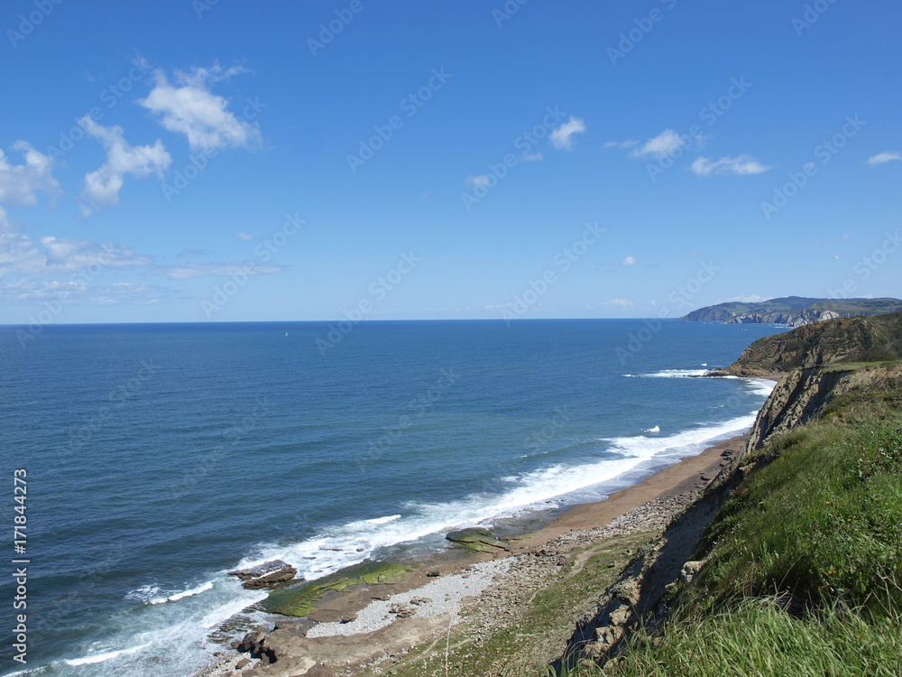 Beach cliff