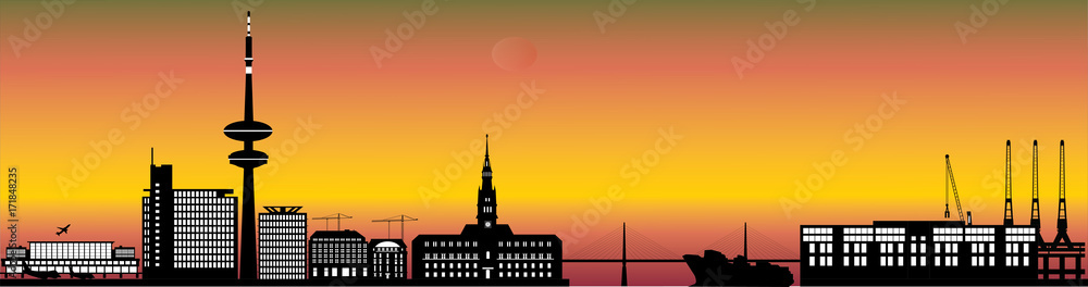 hamburg city skyline