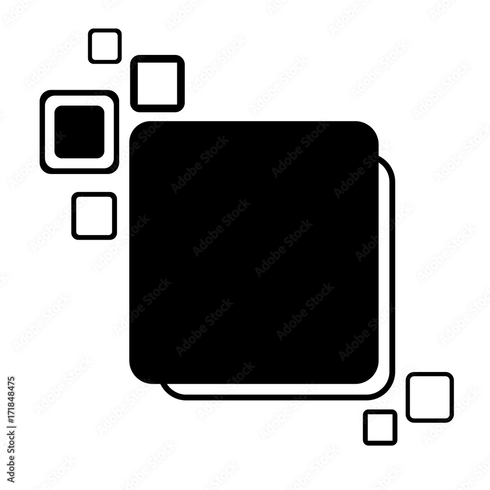 Stylized abstract frame Stylized abstract frame