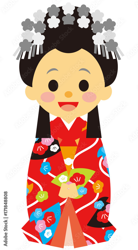 江戸時代 時代劇 武家の女性 お姫様 Stock イラスト Adobe Stock
