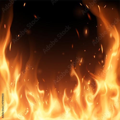 Flame background