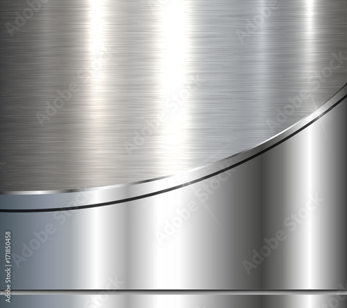  Silver metallic background