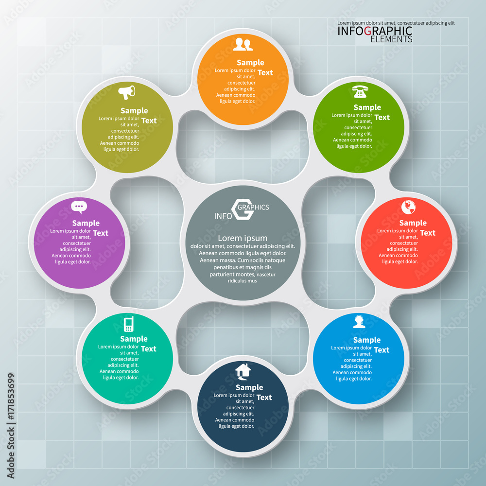 Abstract 3D Paper Infographics Abstract 3D Paper Infographics