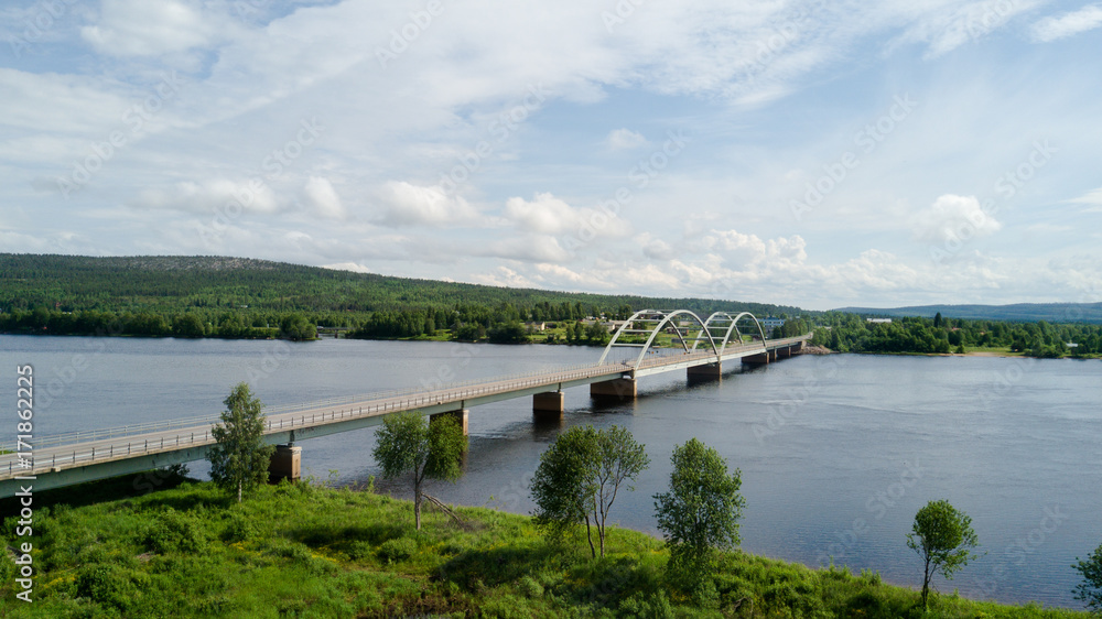 Border Bridge between Sweden and Finland