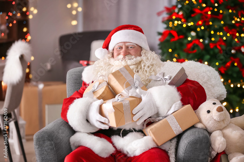 Authentic Santa Claus with ...