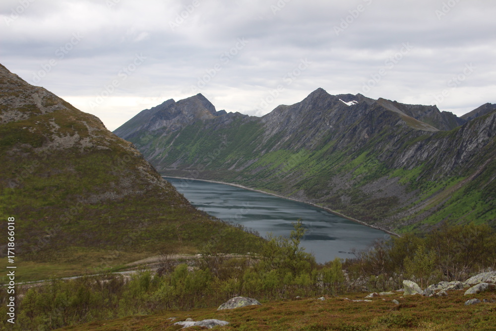 Landschaft auf Senja in Norwegen